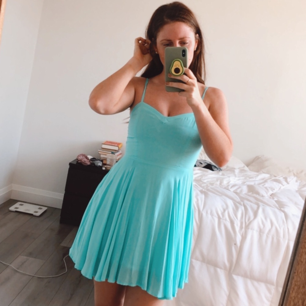 Mint talula Lipinski dress from Aritzia